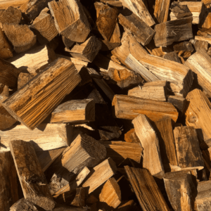 Delivery: Semi-air-dried Pine Firewood (1m³)
